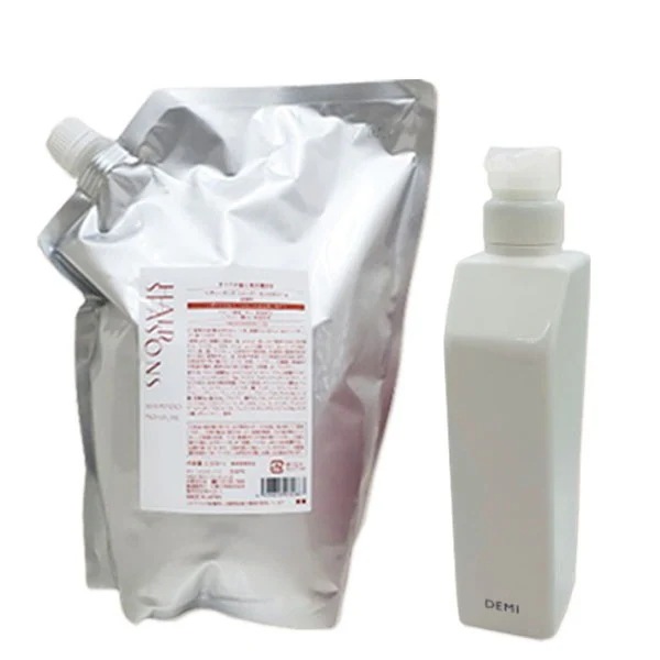 シャンプー モイスチャー 2000mL + 専用ケース（空容器） 詰め替え セット