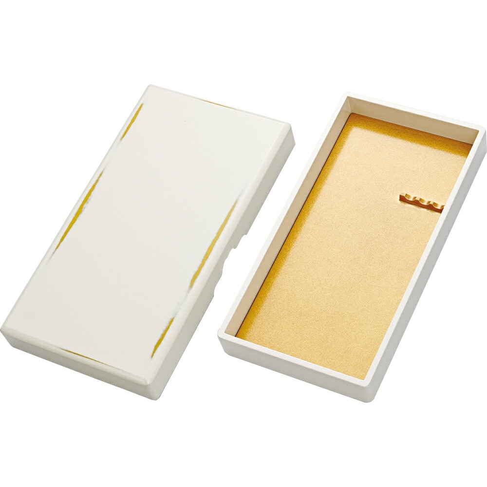 （まとめ買い）呉竹 硯箱根来 白x金 KB415-90 [x3]