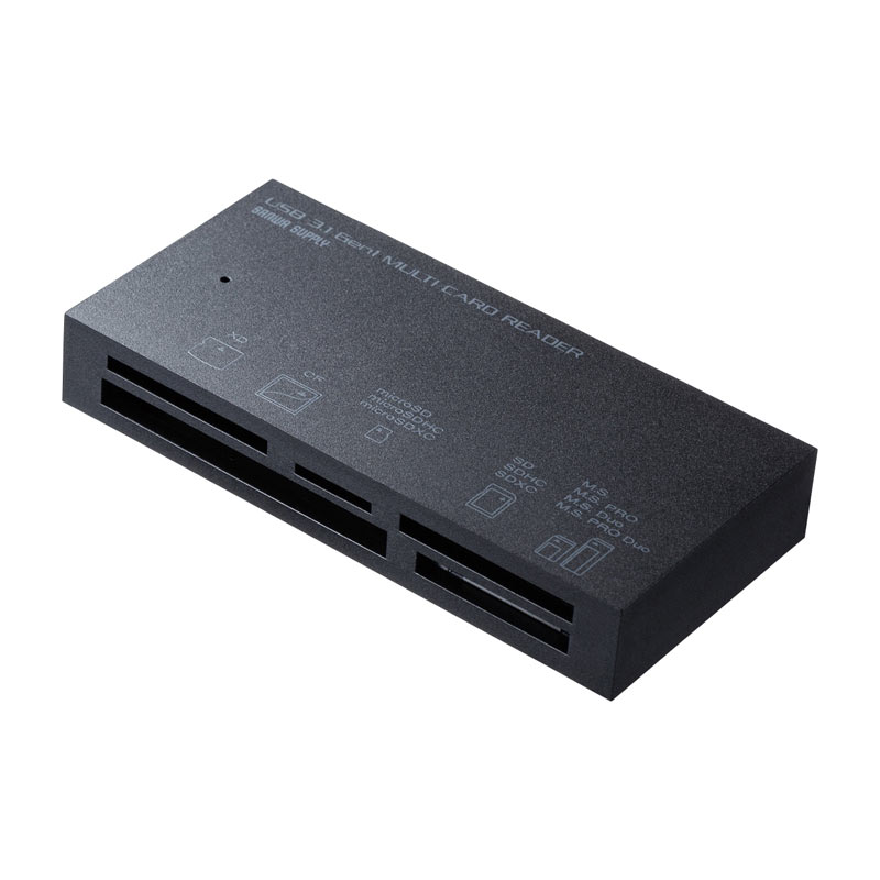 USB3.1 マルチカードリーダー ブラック ADR-3ML50BK