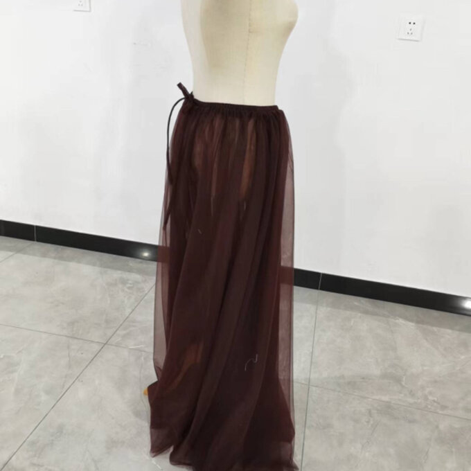 美品！コーヒーの色ドレス ロング スカート 演奏会/音楽会