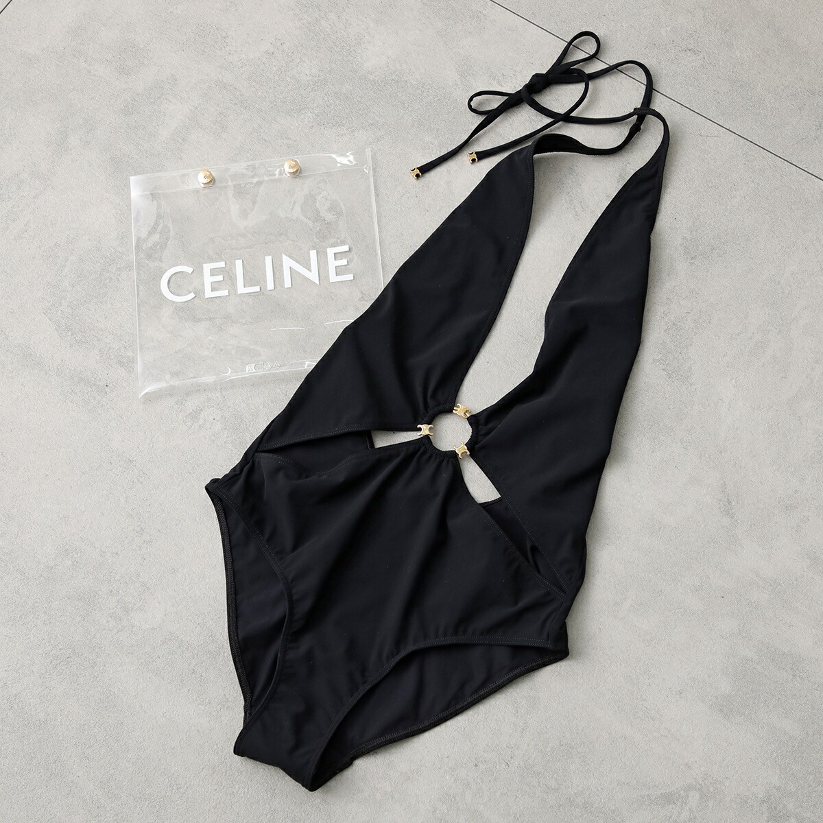 CELINEトリオンフブラックビキニ CELINEトリオンフブラックビキニ