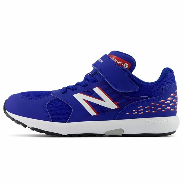 ニューバランス キッズ 男の子 スニーカー PXHANV ハンゾー V J ジュニア ローカット ベルクロ NB 運動靴 カジュアルシューズ マジックテープ D3 ブルー 子供靴