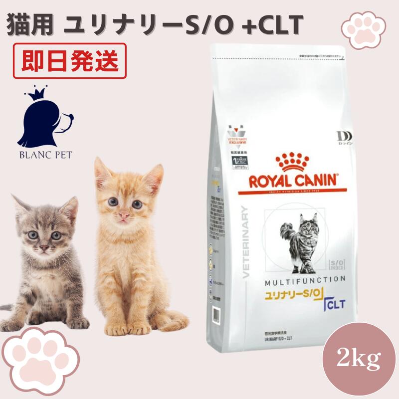 ロイヤルカナン 猫 ユリナリーS/O +CLT 療法食 2kg