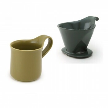 ZERO JAPAN（ゼロジャパン） ドリッパー＆カフェマグセット ドリッパートレイ付 DMZ-16 SGY/KHI