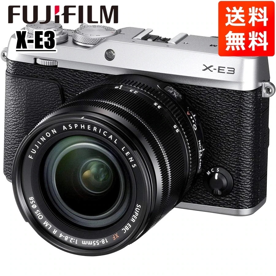 X-E3 18-55mm レンズキット シルバー ミラーレス一眼 カメラ 中古