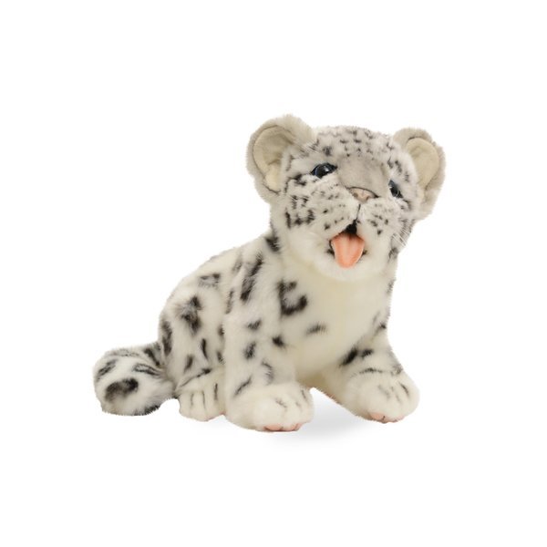 7001 雪ヒョウ 動物ぬいぐるみ/19cm.H