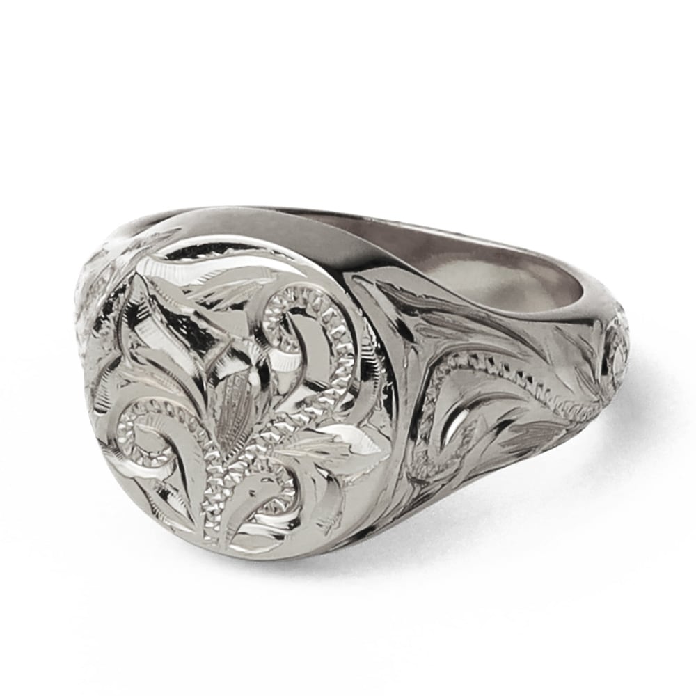 BFF 925 ハワイアン印台リング [bffrs003-s]