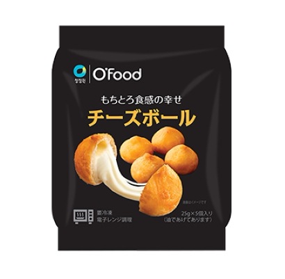 【冷凍便】Ofood チーズボール（25ｇ5個）125ｇ 10袋セット　韓国 料理 食品 食材 冷凍食品 お菓子 スナック おやつ