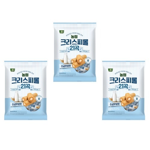 農協クリスピロール21曲塩ミルク味400g 2+1(合計3個)おいしいお手軽スナック菓子デザートティータイム