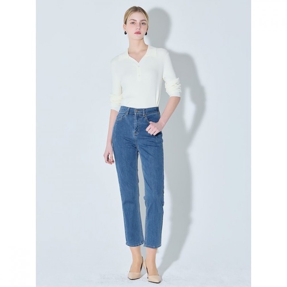 [リスト] バックバンディングスリムデニムパンツ (価格:178,000ウォン) 4,870円