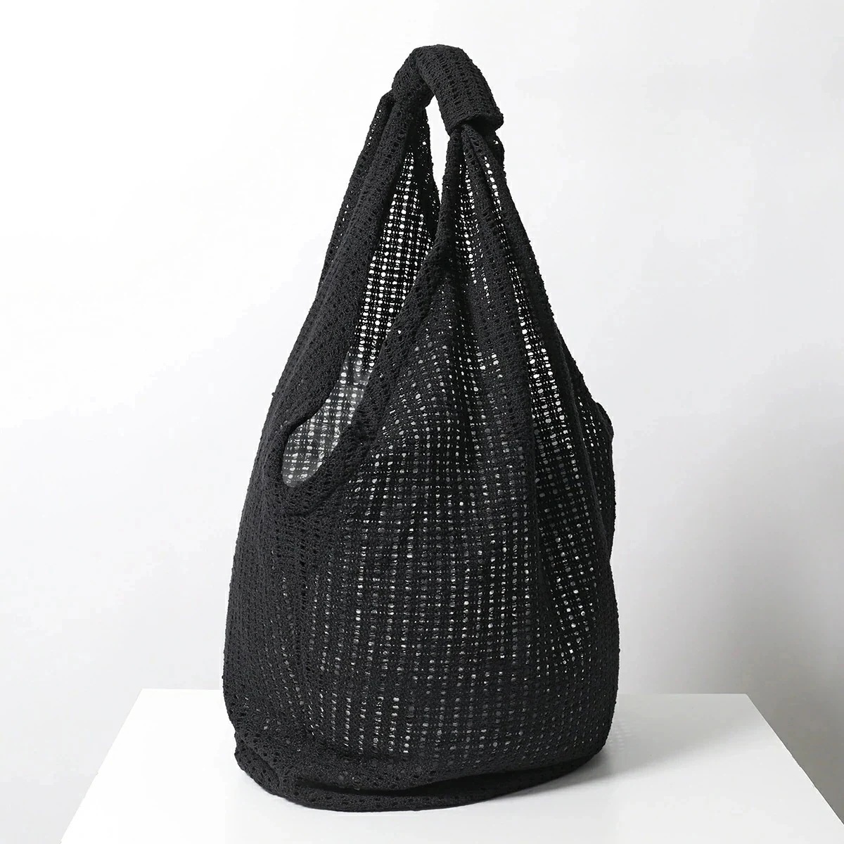 OUR LEGACY アワーレガシー トートバッグ DRIP BAG ドリップバッグ A2258DBR メンズ メッシュバッグ 鞄 BLACK-ROMANTIC