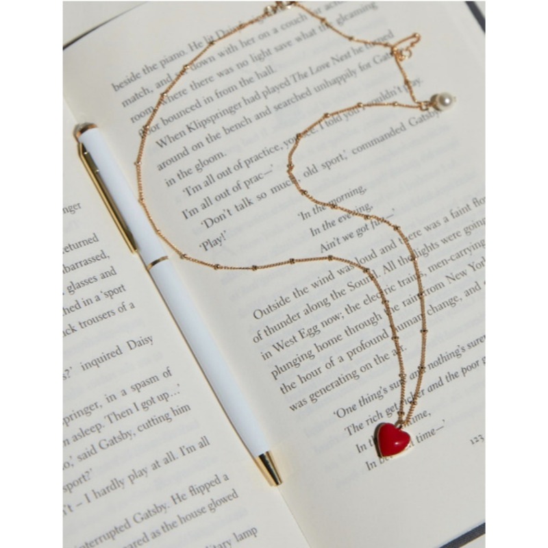 VINTAGE HOLLYWOOD/BLACKPINK着用/Alice Heart Necklaceネックレス