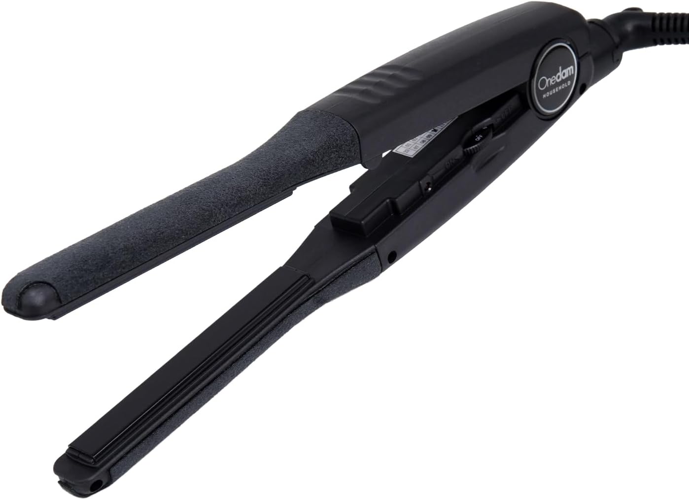 ワンダム ヘアアイロン メンズ ストレート スリム 11mm 自動電源オフ シリコンカバー付属 ブラック