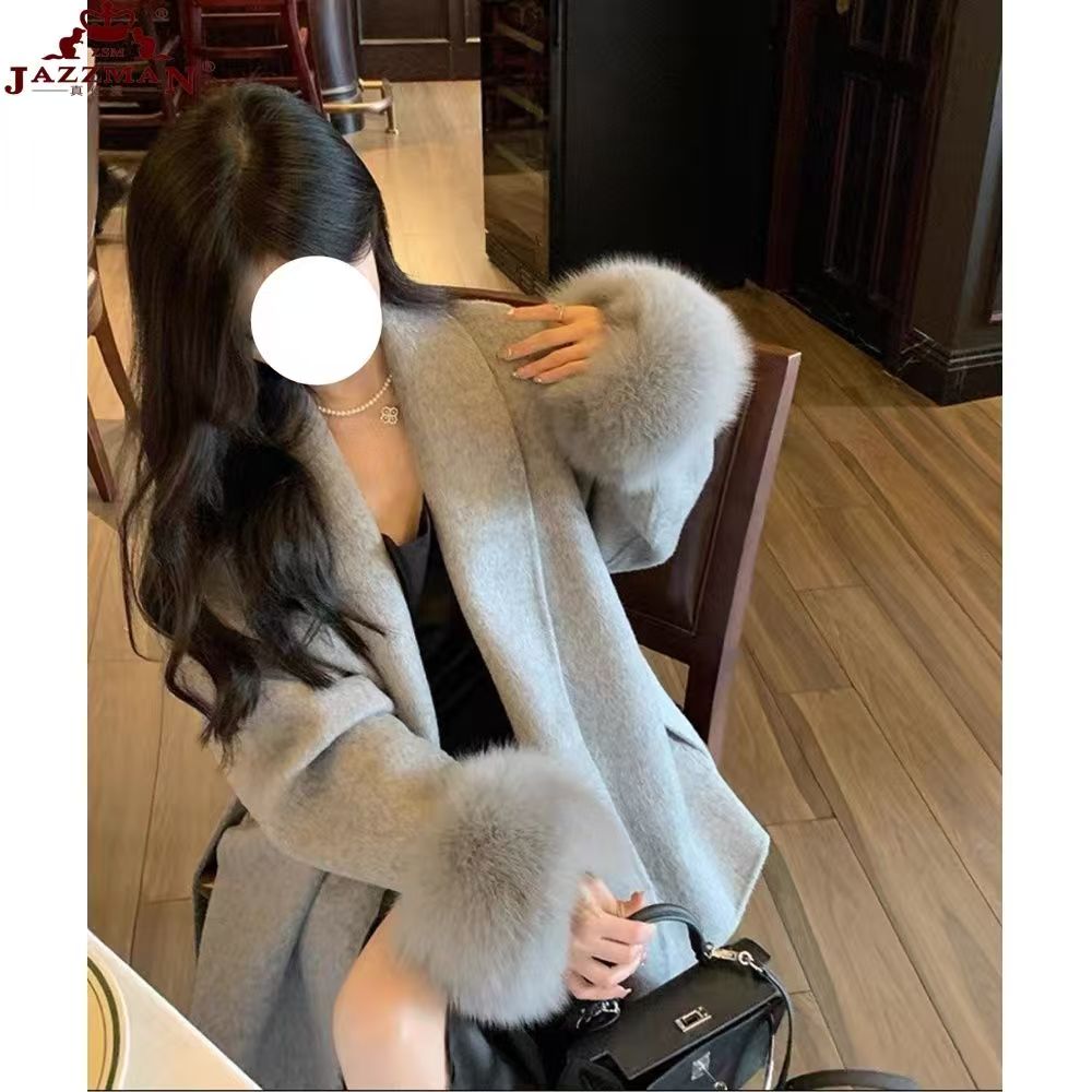 ファーコート コート ジャケット アウター ひざ上 キルティング 秋冬 無地 秋冬コート ふわもこ フェイクファー エコファー かわいい きれいめ ハーフコート 袖ファー