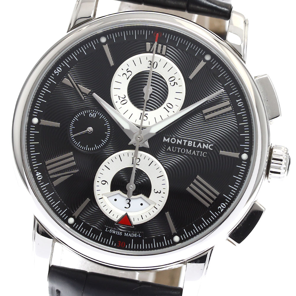 モンブラン MONTBLANC 7392/115123 スター クロノグラフ 自動巻き メンズ 箱・保証書付き_899801【中古】