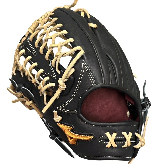 BSSショップ限定 ミズノプロ 硬式グラブ 外野手用 左投げ HAGAJAPAN スポコバオリジナル 1AJGH73250-0968HG AXI型