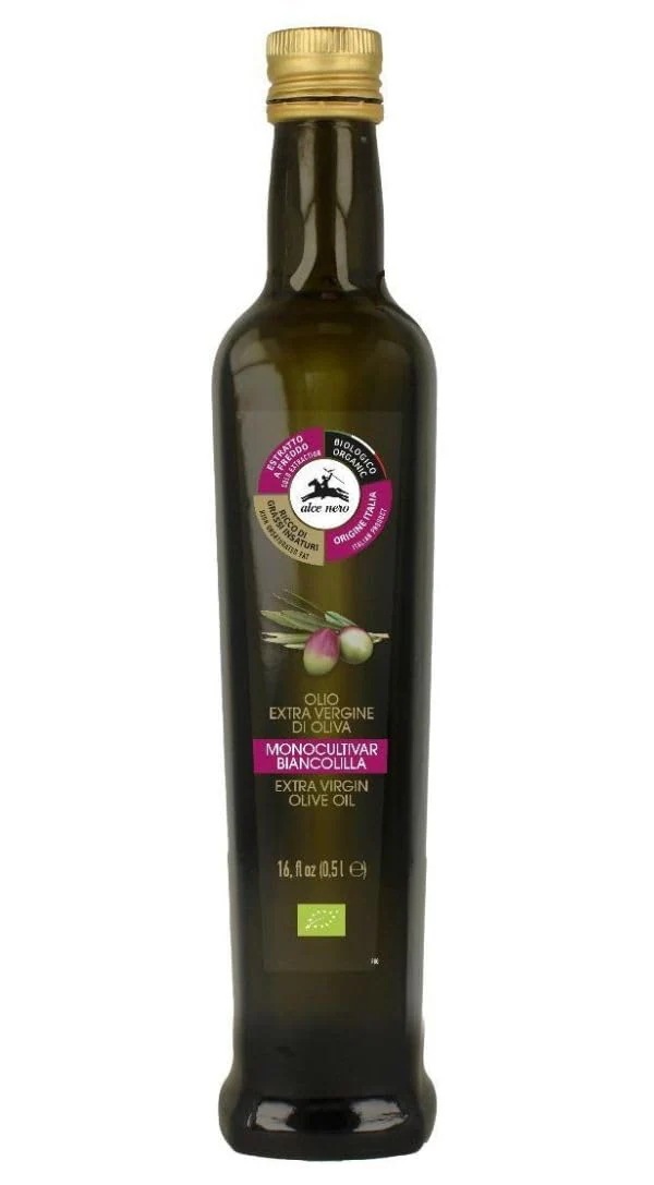 ALCE NERO(アルチェネロ) ビアンコリッラ 有機 エキストラヴァージン オリーブオイル 500ml (単一品種 オーガニック エキストラバージン 100% イタリア産 コールドプレス) ×50