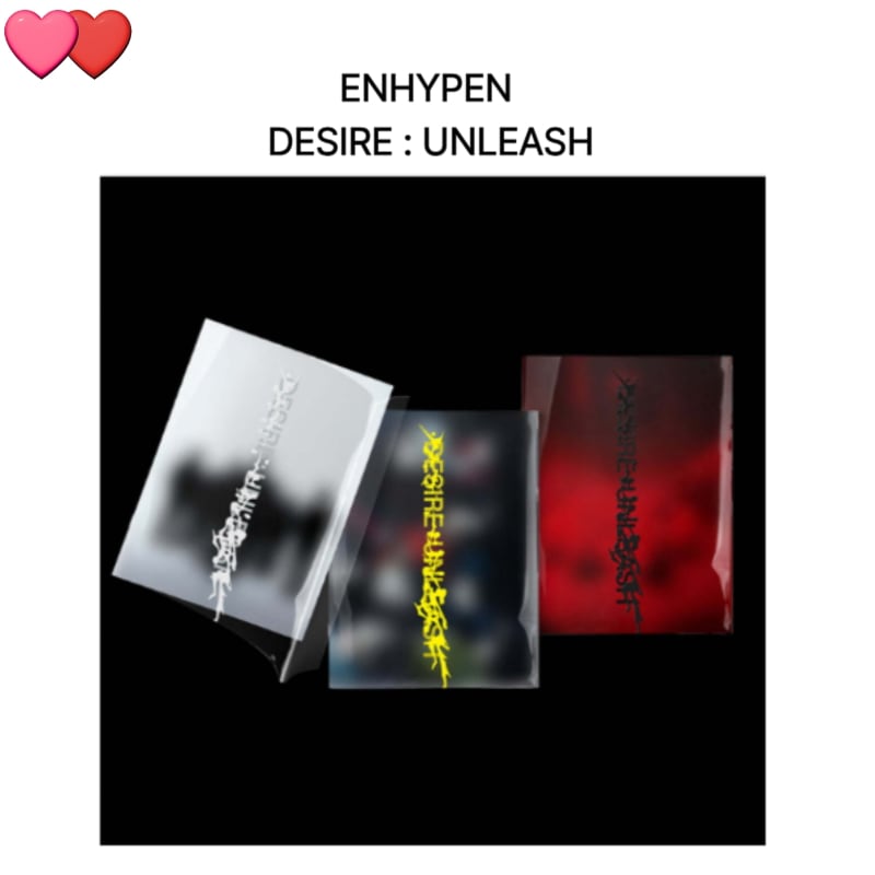 (特典)ENHYPEN - DESIRE : UNLEASH 3点セットチャート反映
