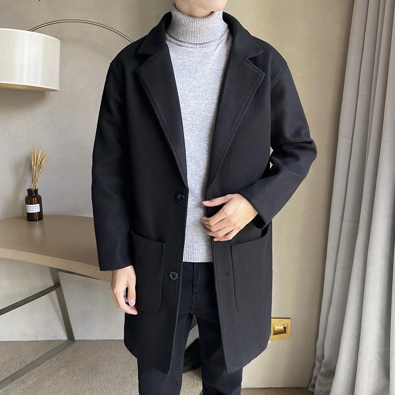 ブラックフライデー チェスターコート メンズ アウター ロングコート ビジネスコート ウール 通勤 オンオフ兼用 ロング丈 細身 スリム 秋冬服