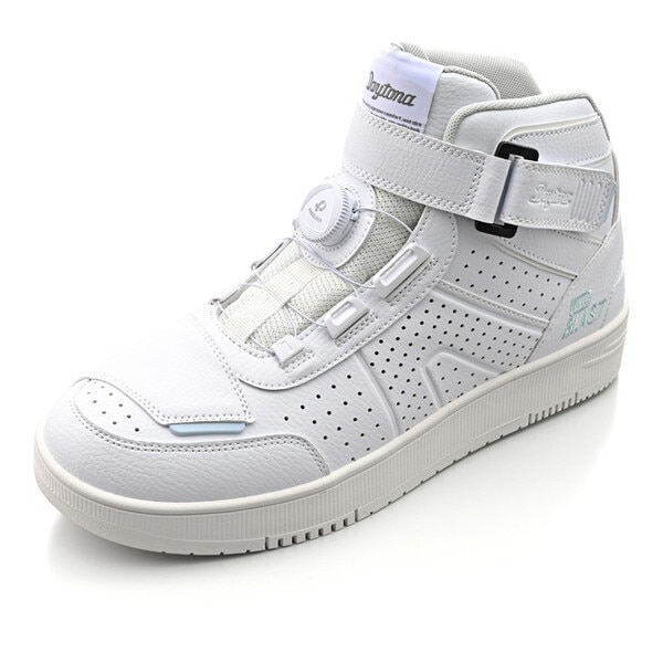 DS-501AIR D-VTシューズWH25.5 65857 ホワイト ライディングシューズ (バイク シューズ パンチング ハイカット リール)