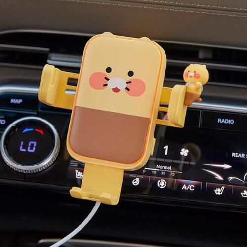 KAKAOFRIENDS公式 車両用 オートワイヤレス充電スタンド チュンシク