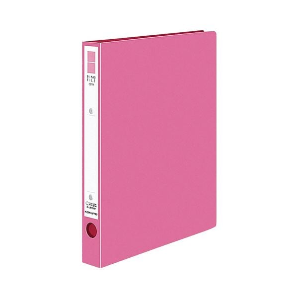 （まとめ）コクヨ リングファイル（ER・PP表紙）A4タテ 2穴 220枚収容 背幅39mm ピンク フ-UR430NP 1セット（10冊） (×3セット)