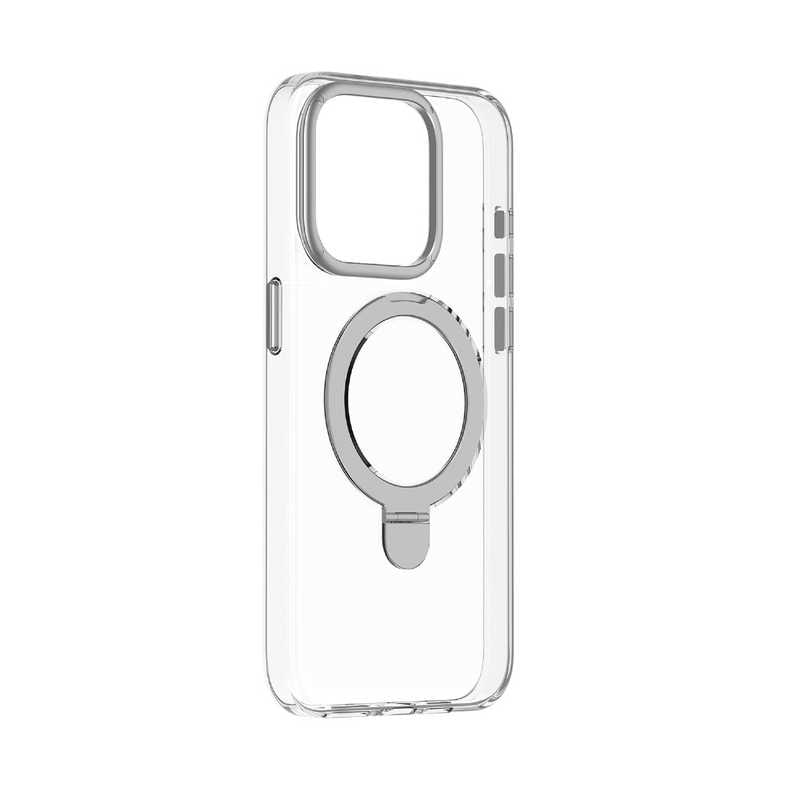 ROA　iPhone15 6.1インチ Magsafe対応スタンドケース Flip MOMAX クリア　MM25533i15PR