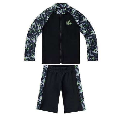 子供ラッシュガード ジップアップ AQA374