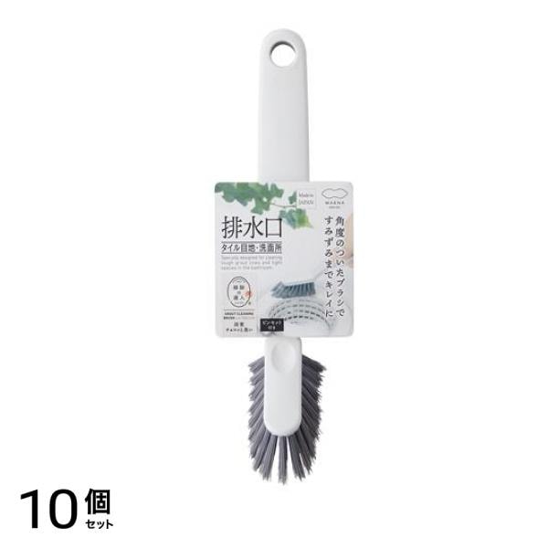 マーナ 浴室チョコッと洗い 1個 (ホワイト) 10個セット