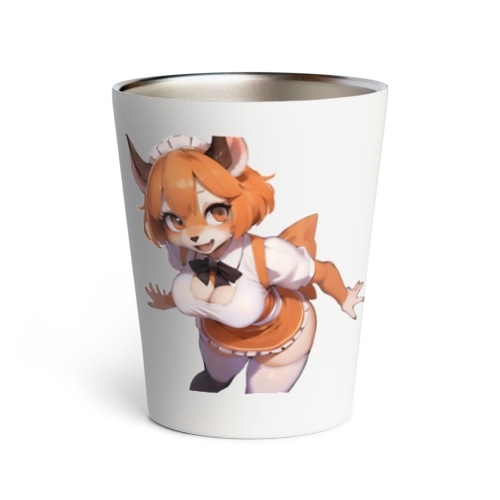 【文字入れ可能受注生産】ビーバーウェイトレスの女の子　オリビア サーモタンブラー 5,085円