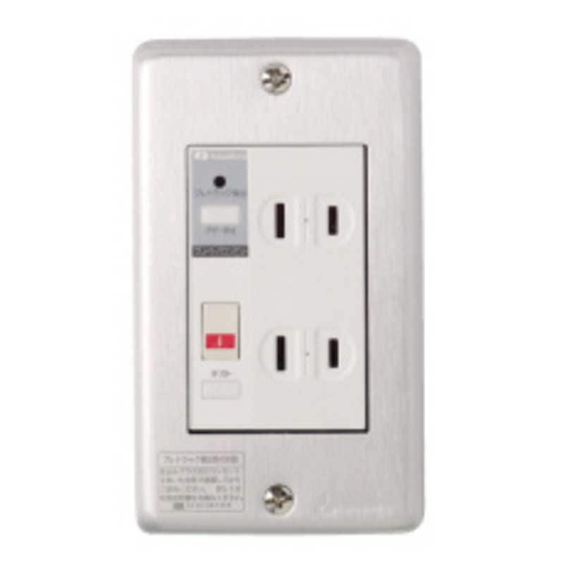 河村電器産業　プレトラックコンセント(アルミプレート・簡易耐火枠付)　PTCA-BA15W 6,490円