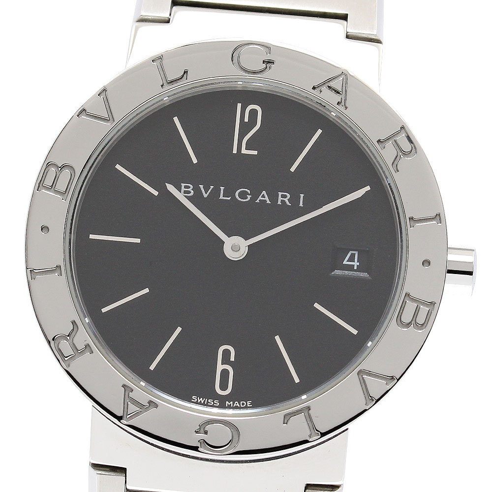 ブルガリ BVLGARI BB33SS ブルガリブルガリ デイト クォーツ メンズ 良品 保証書付き_831645【中古】 122,300円