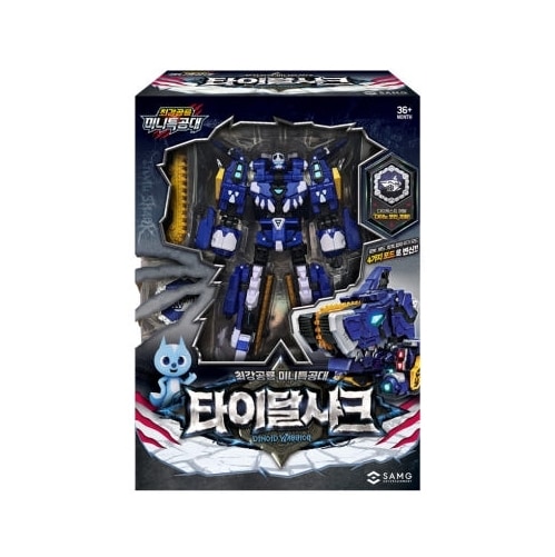 最強恐竜 ミニ特攻隊 海の戦士 タイダルシャーク 変身ロボット/ヘッドボット/ヘッド変身/韓国ロボット/変身ロボット/正品/2025 5,593円