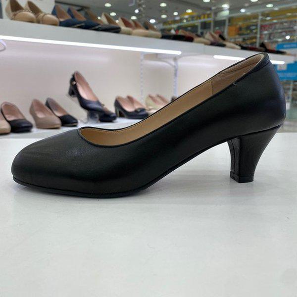 女性5CM快適な基本パンプスPFESHP56OBK HSPD4A GN