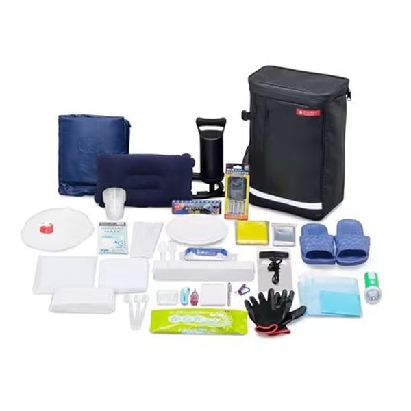 防災セット 1人用/31点/ブラック BS1-31