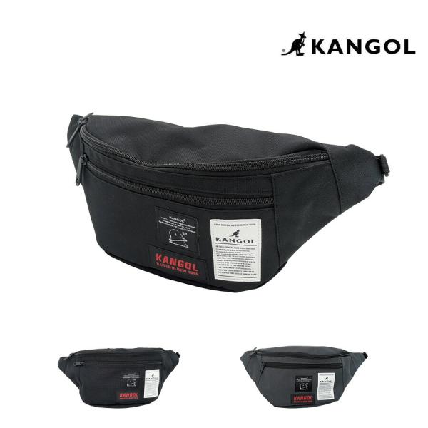 【レターパック配送/時間指定不可】【KANGOL】250-3502 ボディバッグ 斜め掛け 使いやすい 普段使い コンパクト ユニセックス プレゼント ギフト ブラック