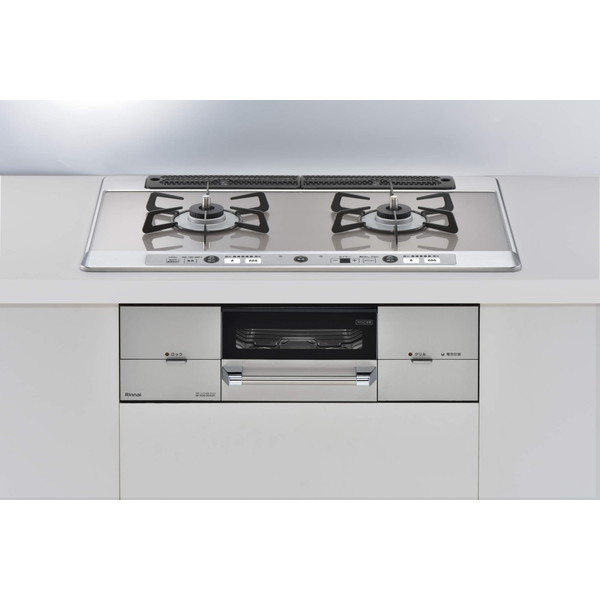 RHS721W26S13RAVL-13A シルバー ユーディアエフ [ビルトインガスコンロ (都市ガス用2口左強火力タイプ幅75cm)]