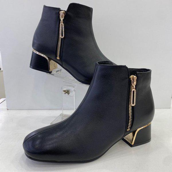 女性 裁断ライン スーツ アンクルブーツ PFDWSB876BK HSPZ3A GN