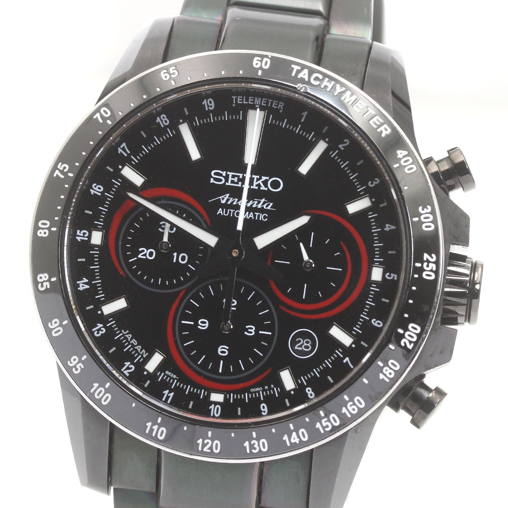 セイコー SEIKO SAEK019/8R28-00N0 ブライツ アナンタ デイト クロノグラフ 自動巻き メンズ 保証書付き_876454【中古】