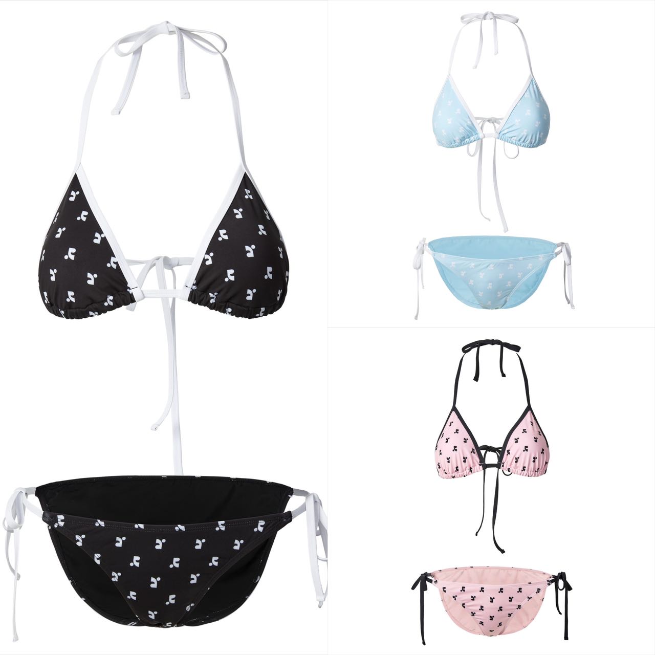 RR LOGO PATTERN BIKINI