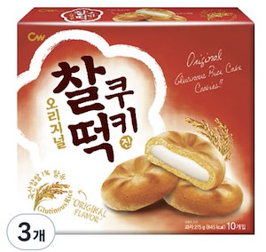 餅クッキー オリジナル 10P 215gx3個 韓国で人気のあるお菓子