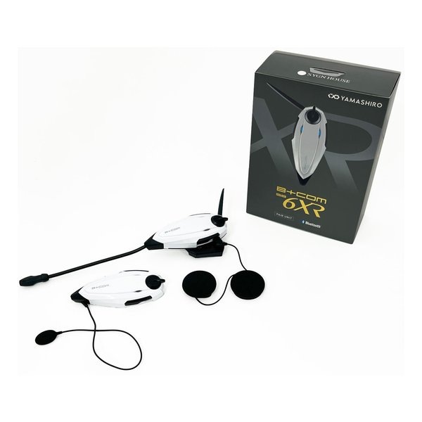 B+COM SB6XR WHITE ペアUNIT Bluetoothインカム 00082579