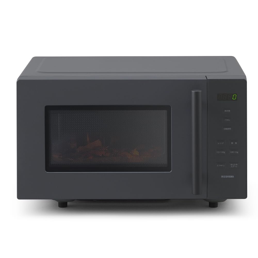 アイリスオーヤマ 電子レンジ 18L フラットテーブル ヘルツフリー 自動メニュー デザイン IMB-F187-H グレー 12,053円
