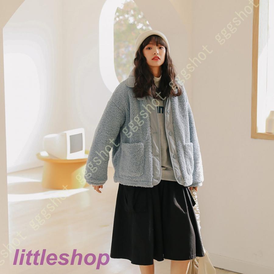 ボアジャケット レディース ショート丈 暖かい ボア 冬 ゆったり アウトドア 羽織り 長袖 防寒 ふわふわ もこもこ ボア コート フリース ジャケット