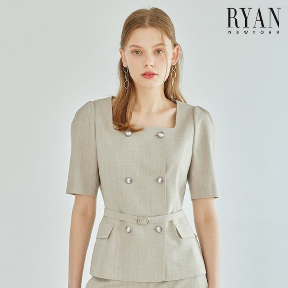 (リアーナニューヨーク) スクエアネックミニマリストジャケット RQEQBJ030