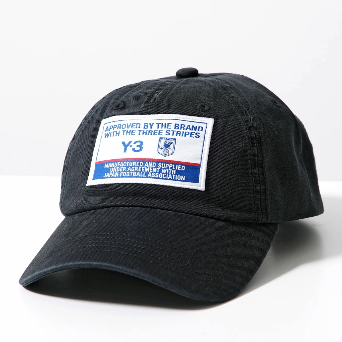 Y-3 × JFA ワイスリー コラボ ベースボールキャップ JFA CAP JF3665 メンズ コットン ロゴ刺繍 帽子 BLACK