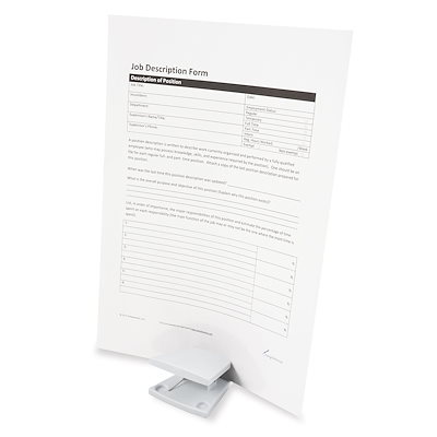 他サイト： カール事務器 ペーパースタンド 原稿ホルダー クリップ 卓上 ホワイト A4対応 10枚 PS-20-Wの商品画像