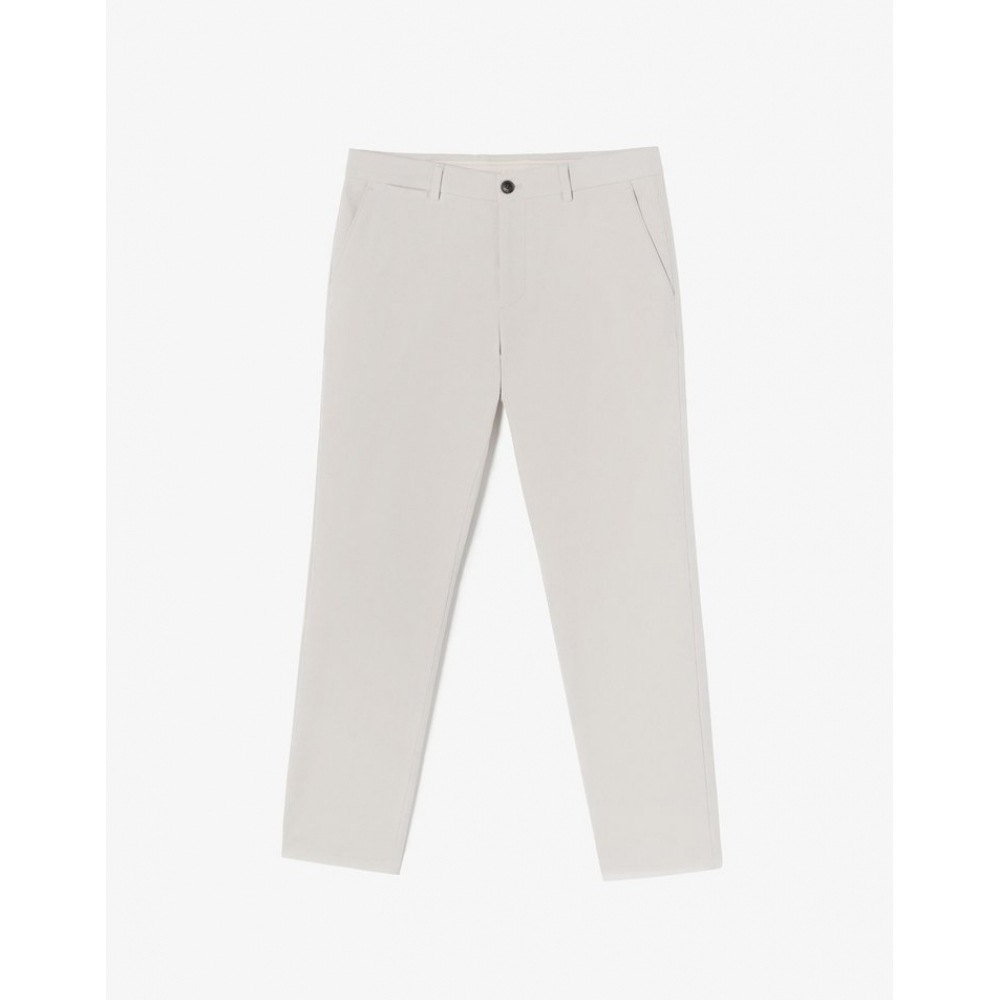 ラコステメンズホワイト起毛テクスチャードパンツ HH452E-54N BUQ