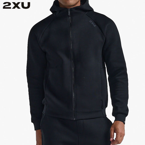 2XU ツータイムズユー コミュート フルジップフーディー MR7225A-BLKBLK メンズ