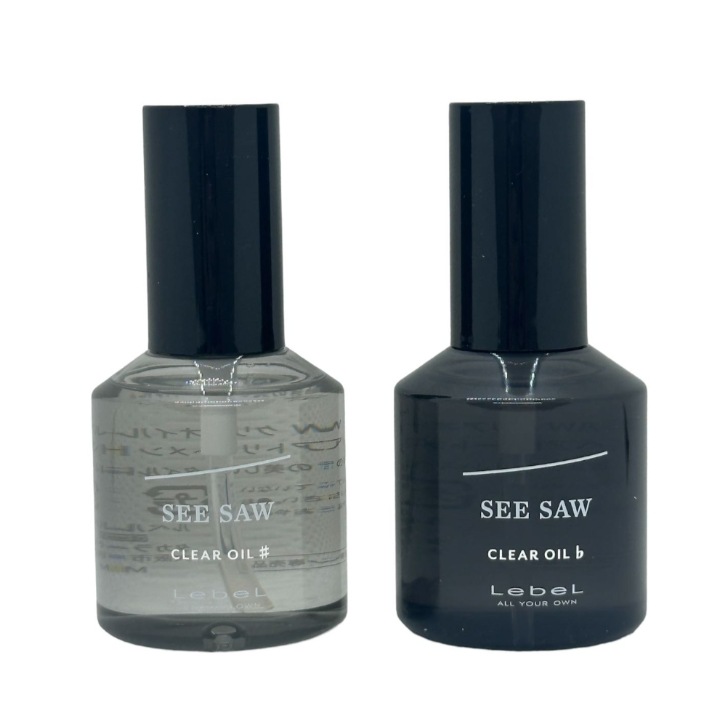 【セット品】シーソー　ルベル　クリアオイル　シャープ／フラット 80ml/90ml